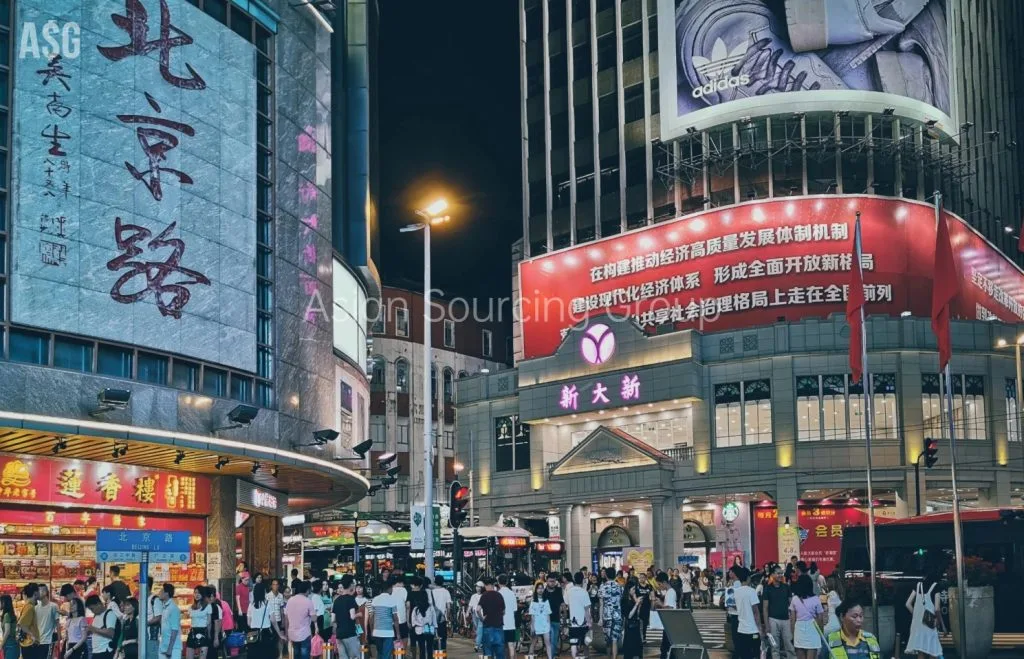 北京路歩行者天国